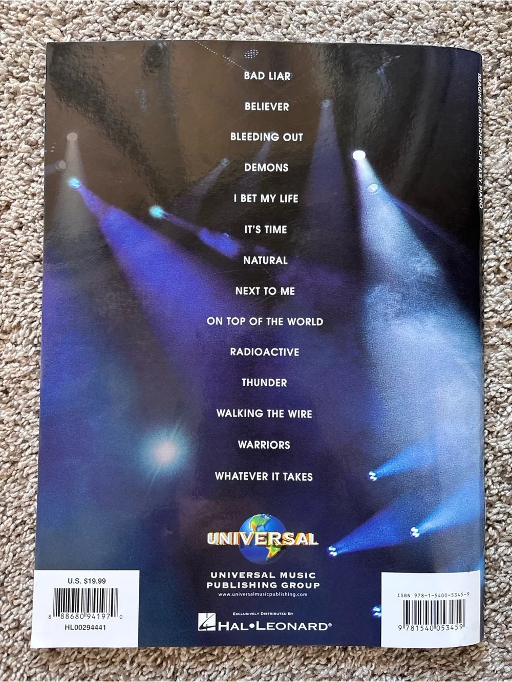 Imagine Dragons for Easy Piano Hal Leonard